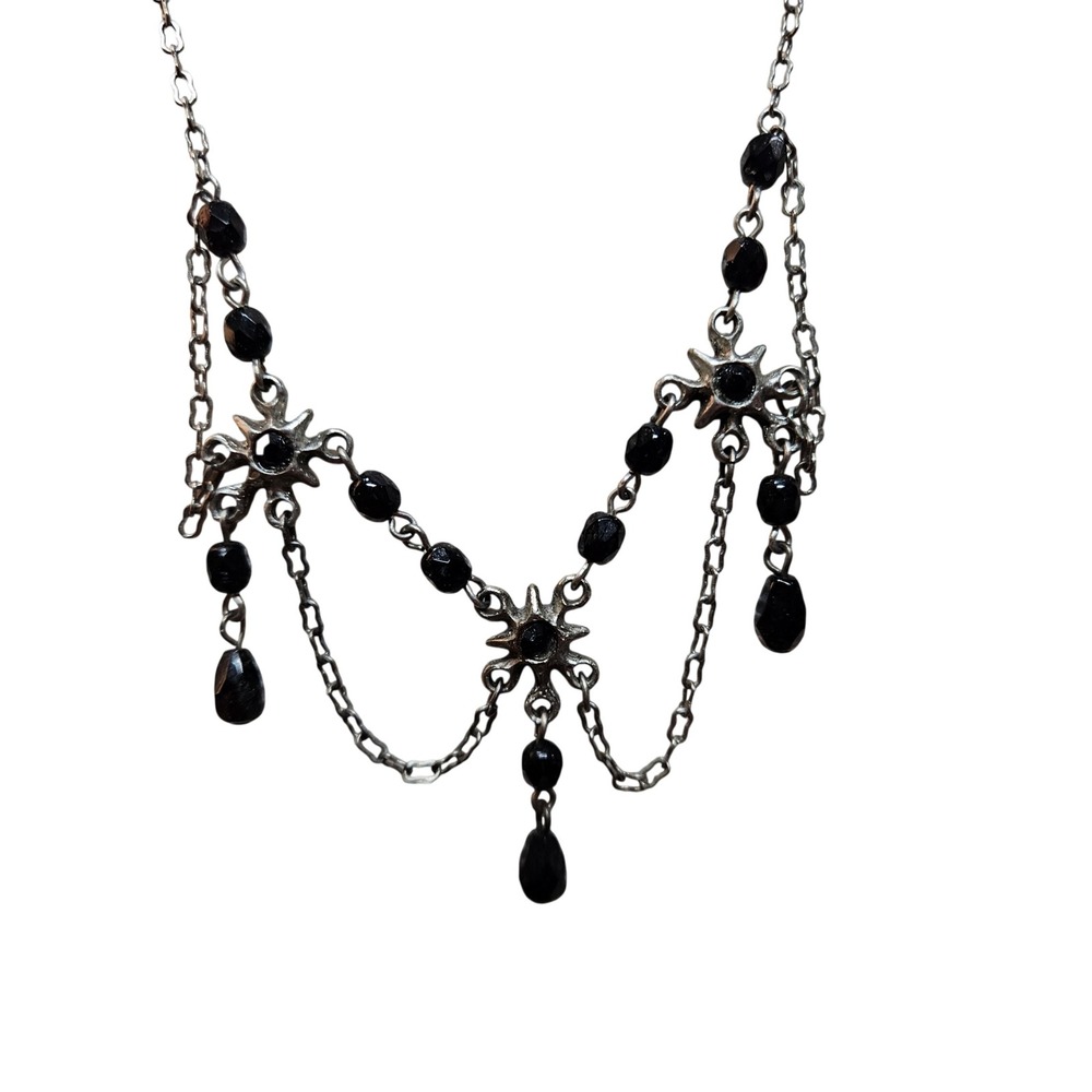 Robert Rose Scalloped Bead Necklace‎ 16"